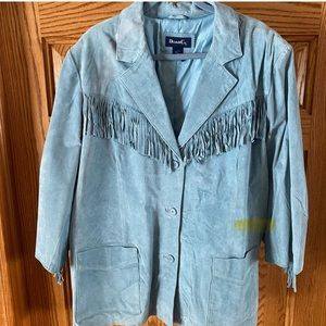 Denim & Company Leather Jacket 3xl